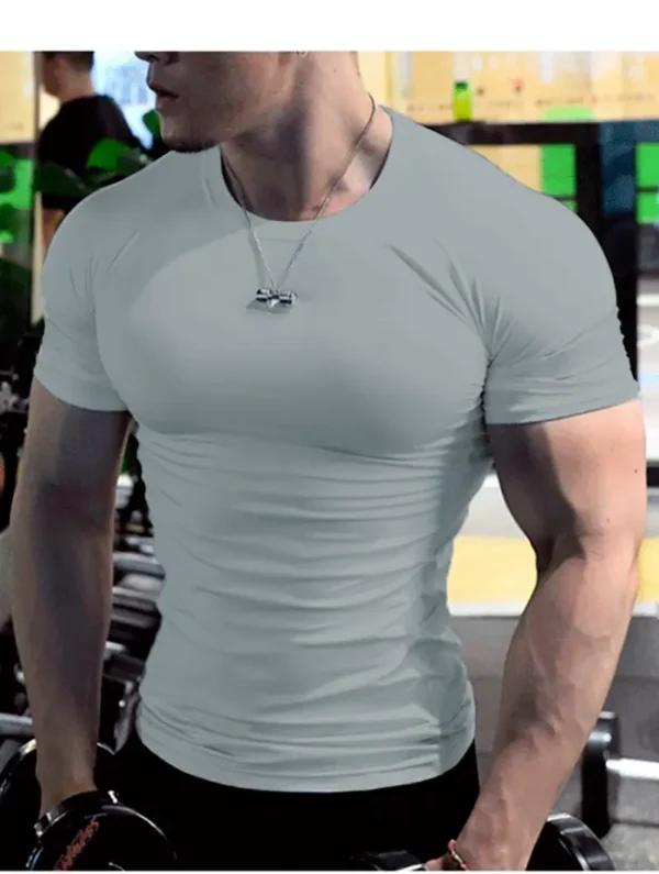 Slim Fit Fitness T Shirt (4)