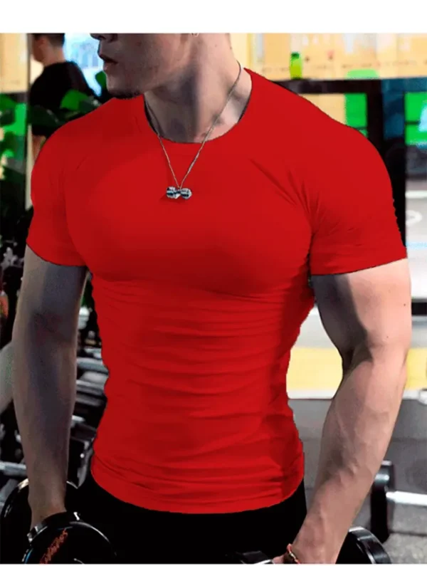 Slim Fit Fitness T Shirt (6)