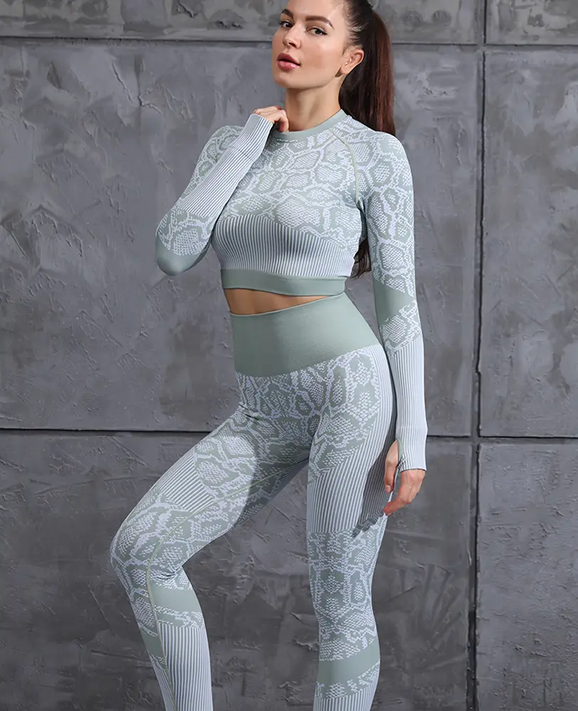 Women's Knitted Yoga Set